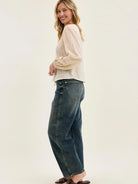 Judy Blue Straight To It Highrise Marlow Hollywood Waistband Jeans-Women's Jeans-Shop Z & Joxa