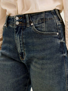 Judy Blue Straight To It Highrise Marlow Hollywood Waistband Jeans-Women's Jeans-Shop Z & Joxa