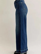 Judy Blue Twilight Drift High Rise Front Pocket Palazzo Jeans-Women's Jeans-Shop Z & Joxa