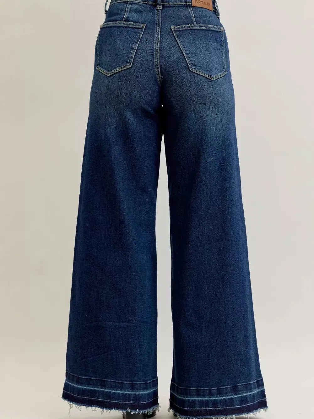 Judy Blue Twilight Drift High Rise Front Pocket Palazzo Jeans-Women's Jeans-Shop Z & Joxa