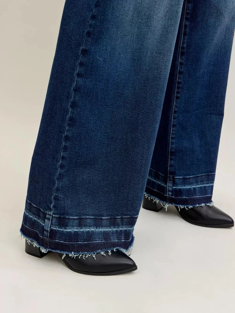 Judy Blue Twilight Drift High Rise Front Pocket Palazzo Jeans-Women's Jeans-Shop Z & Joxa