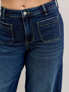 Judy Blue Twilight Drift High Rise Front Pocket Palazzo Jeans-Women's Jeans-Shop Z & Joxa