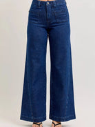 Judy Blue Twist & Shout Retro Wide Jeans with Twisted Seams-Women's Jeans-Shop Z & Joxa