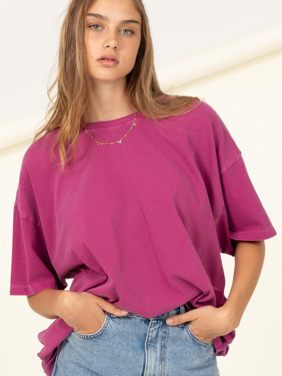 Just Chilling Oversized T-Shirt-Women's Clothing-Shop Z & Joxa