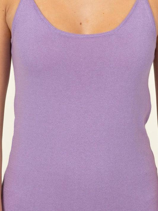 Just Saying Hi Sleeveless Midi Sweater Dress-Women's Clothing-Shop Z & Joxa