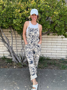 Just a Lil' Boho Printed Linen Jumpsuit-Women's Clothing-Shop Z & Joxa