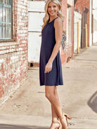 Just a Little Extra Backless Mini Dress-Women's Clothing-Shop Z & Joxa