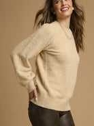 Latte Love Textured Knit Long Sleeve Sweater by Umgee-Women's Shirts & Tops-Shop Z & Joxa