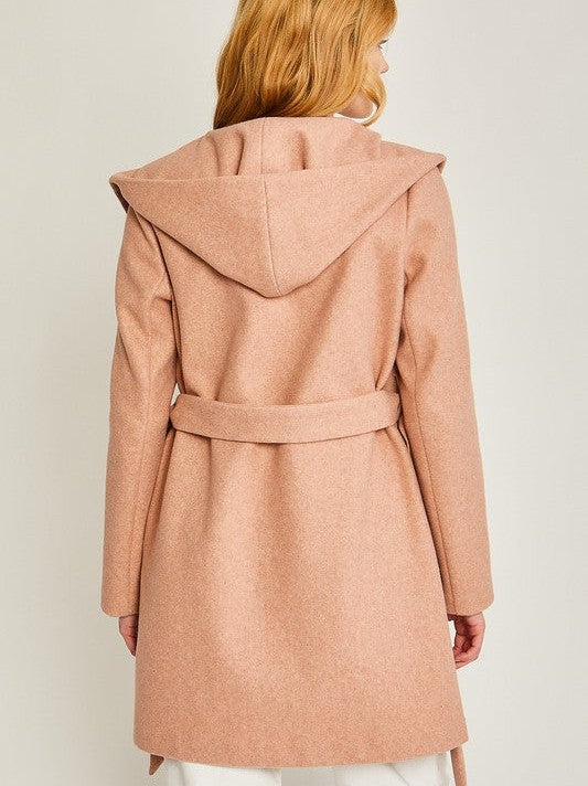 Layered in Love Belted Fleece Hoodie Coat-Women's Clothing-Shop Z & Joxa