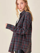 Let the Good Times Roll Long-Sleeve Plaid Shirt-Women's Accessories-Shop Z & Joxa