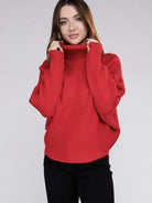 Let's Get Cozy Turtleneck Sweater-Women's Clothing-Shop Z & Joxa