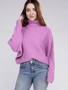 Let's Get Cozy Turtleneck Sweater-Women's Clothing-Shop Z & Joxa