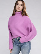 Let's Get Cozy Turtleneck Sweater-Women's Clothing-Shop Z & Joxa