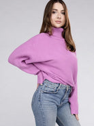 Let's Get Cozy Turtleneck Sweater-Women's Clothing-Shop Z & Joxa