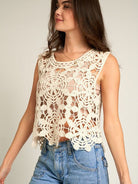 Life is Like an Ever Changing Kaleidoscope Crochet Top-Women's Clothing-Shop Z & Joxa