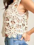 Life is Like an Ever Changing Kaleidoscope Crochet Top-Women's Clothing-Shop Z & Joxa