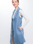 Long Live the Vest Fleece Long Line Vest-Women's Clothing-Shop Z & Joxa