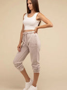 Lost in a World of Comfort Acid Wash Fleece Sweatpants with Pockets-Women's Clothing-Shop Z & Joxa