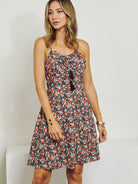 Meet Me in Paradise Floral Mini Dress-Women's Clothing-Shop Z & Joxa