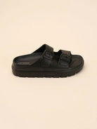 Modern Style Buckle Strap Chunky Slides-Women's Shoes-Shop Z & Joxa