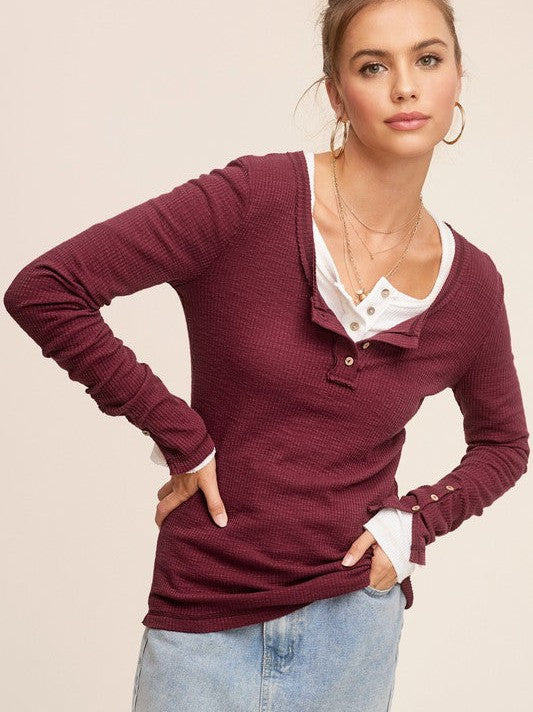 My Favorite Super Soft Jersey Knit Long Sleeve Top-Women's Clothing-Shop Z & Joxa