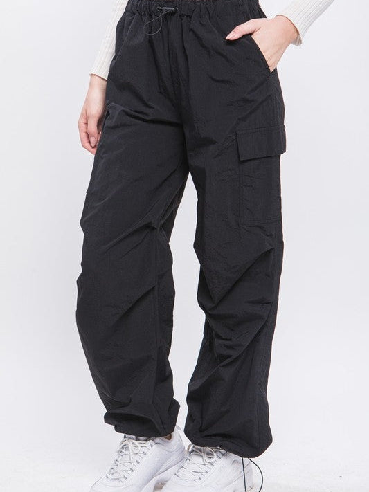 New Heights Parachute Cargo Pants-Women's Clothing-Shop Z & Joxa