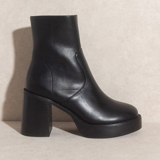 OASIS SOCIETY Alexandra | A Step Above Platform Ankle Boots-Women's Shoes-Shop Z & Joxa