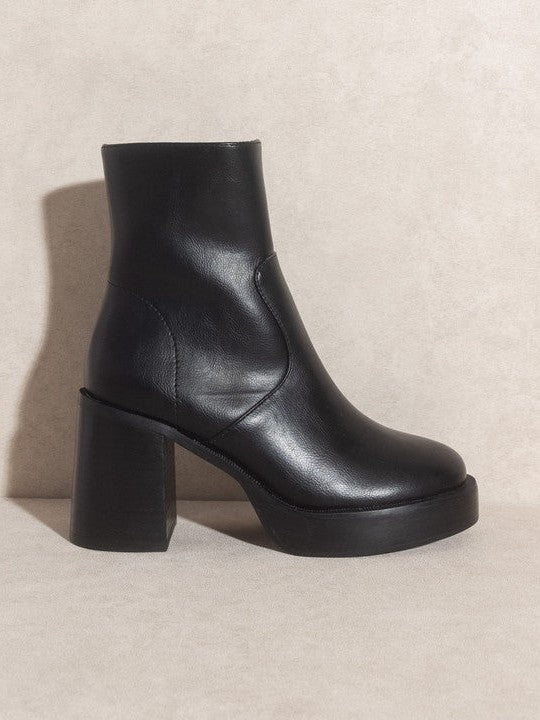 OASIS SOCIETY Alexandra | A Step Above Platform Ankle Boots-Women's Shoes-Shop Z & Joxa