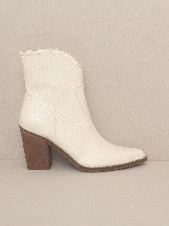 OASIS SOCIETY Boots Are My Weakness - Harmony Two Panel Western Booties-Women's Shoes-Shop Z & Joxa