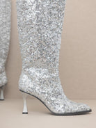 OASIS SOCIETY Don't be Afraid to Sparkle - Knee High Sequin Boots-Women's Shoes-Shop Z & Joxa