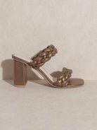 OASIS SOCIETY Savannah - Perfect Choice Braided Slip-on Metallic Heel-Women's Shoes-Shop Z & Joxa