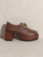 OASIS SOCIETY Shoe Obsession - Sarah Buckled Platform Loafers-Women's Shoes-Shop Z & Joxa