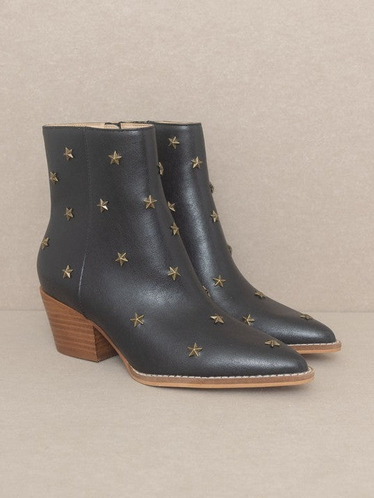 OASIS SOCIETY Star Studded Western Bootie-Women's Shoes-Shop Z & Joxa