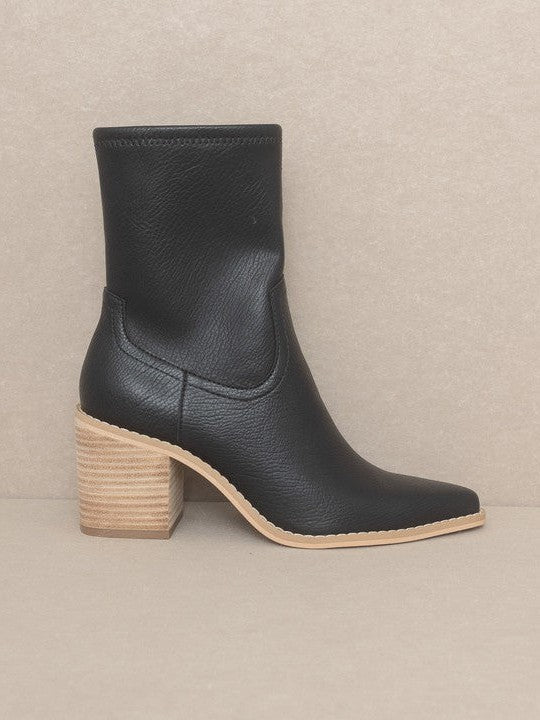 Oasis Society Boots are my Thing - Vienna Sleek Ankle Hugging Boots-Women's Shoes-Shop Z & Joxa