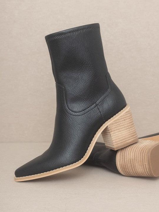 Oasis Society Boots are my Thing - Vienna Sleek Ankle Hugging Boots-Women's Shoes-Shop Z & Joxa