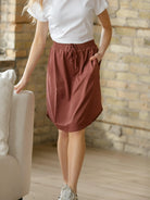On the Move Kenedi Mulberry Athletic Sport Skirt with Built in Shorts-Women's Skirts & Skorts-Shop Z & Joxa