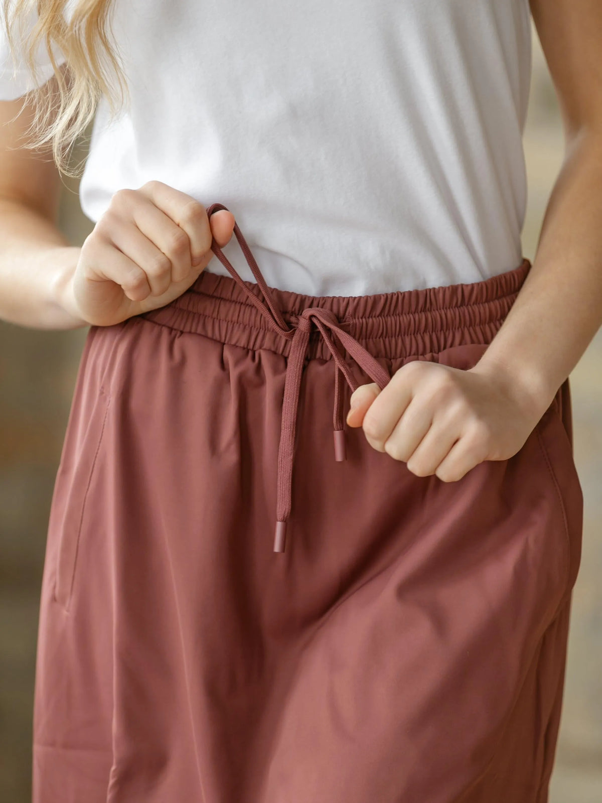 On the Move Kenedi Mulberry Athletic Sport Skirt with Built in Shorts-Women's Skirts & Skorts-Shop Z & Joxa