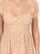 Open Back Gingham Maxi Dress-Women's Clothing-Shop Z & Joxa