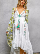 POL Color your Story Open Front Crochet Long Cardigan in Sage-Women's Shirts & Tops-Shop Z & Joxa