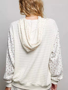 POL Fireside Weekend Hoodie with Kangaroo Pocket in Natural-Shirts & Tops-Shop Z & Joxa