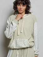 POL Fireside Weekend Hoodie with Kangaroo Pocket in Sage-Women's Shirts & Tops-Shop Z & Joxa