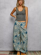 POL Lace & Layer Charcoal Cropped Tank with Lace Trim-Women's Shirts & Tops-Shop Z & Joxa