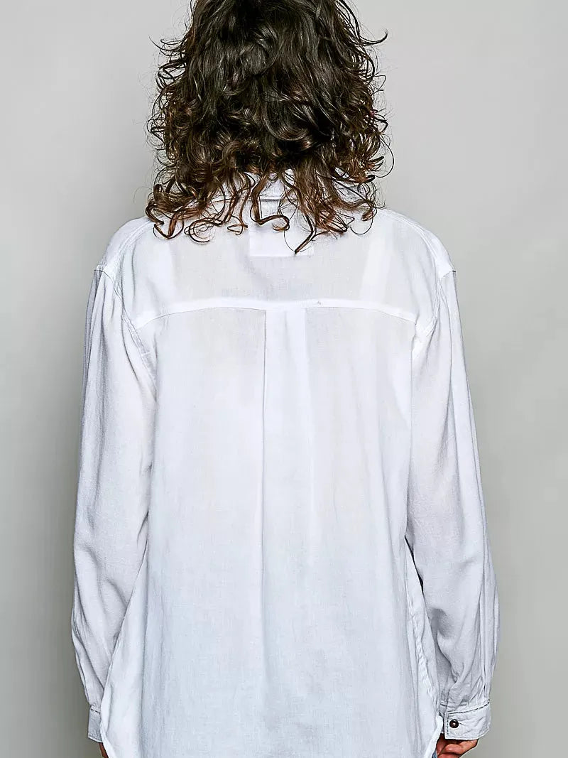 POL Saddle & Sage Washed Cotton Western Button Front Shirt-Women's Shirts & Tops-Shop Z & Joxa