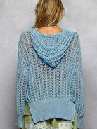 POL Skyward Crochet Round Neck High Low Knit Top-Women's Shirts & Tops-Shop Z & Joxa