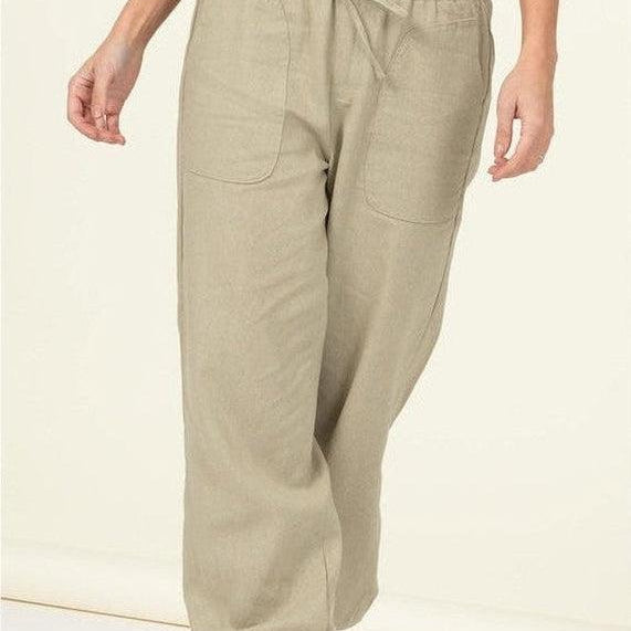 Pause + Reflect High Waist Summer Pants-Women's Clothing-Shop Z & Joxa