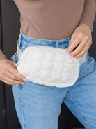 Perfectly Quilted Sling Belt Bag-Women's Accessories-Shop Z & Joxa