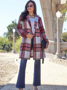 Plaid Perfection Lapel Coat by Double Take-Coats & Jackets-Shop Z & Joxa