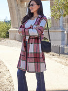 Plaid Perfection Lapel Coat by Double Take-Coats & Jackets-Shop Z & Joxa