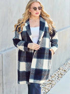 Plaid Perfection Lapel Coat by Double Take-Coats & Jackets-Shop Z & Joxa