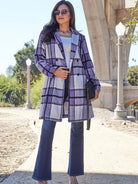 Plaid Perfection Lapel Coat by Double Take-Coats & Jackets-Shop Z & Joxa
